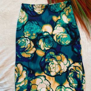 Floral Pencil Skirt